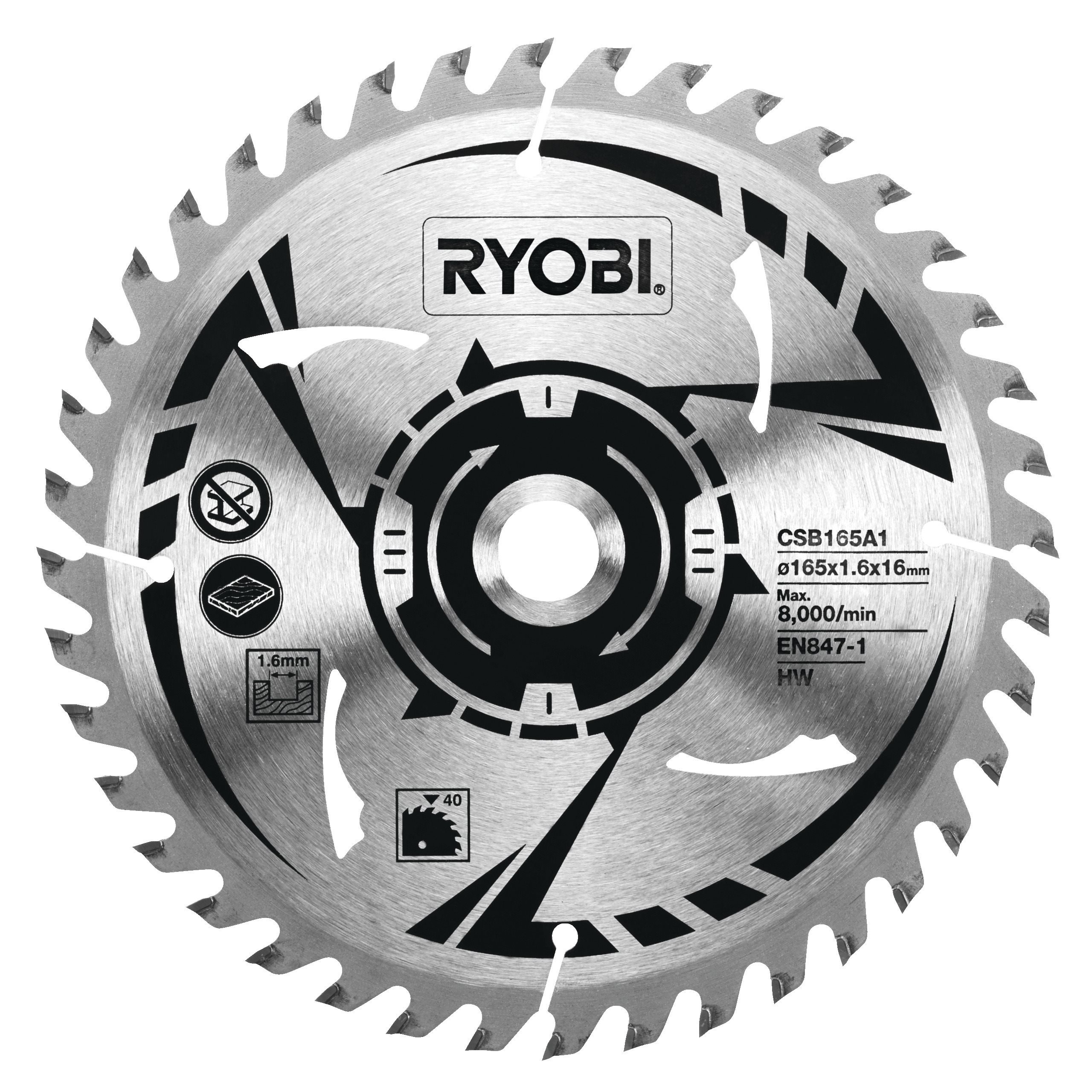 Ryobi Ostrze 165 mm do bezprzewodowej piły tarczowej CSB165A1