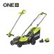 18 V ONE+ Kombo-Kit, Akku-Rasenmäher OLM1833B, Akku-Rasentrimmer RY18LT23A, inkl. 1 x 18 V 4,0 Ah Lithium+ Akku und Ladegerät 