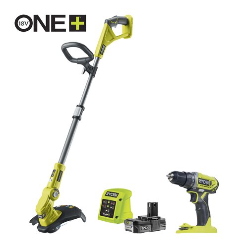 18V ONE+™ 30cm Line Trimmer & Drill Driver Kit_hero