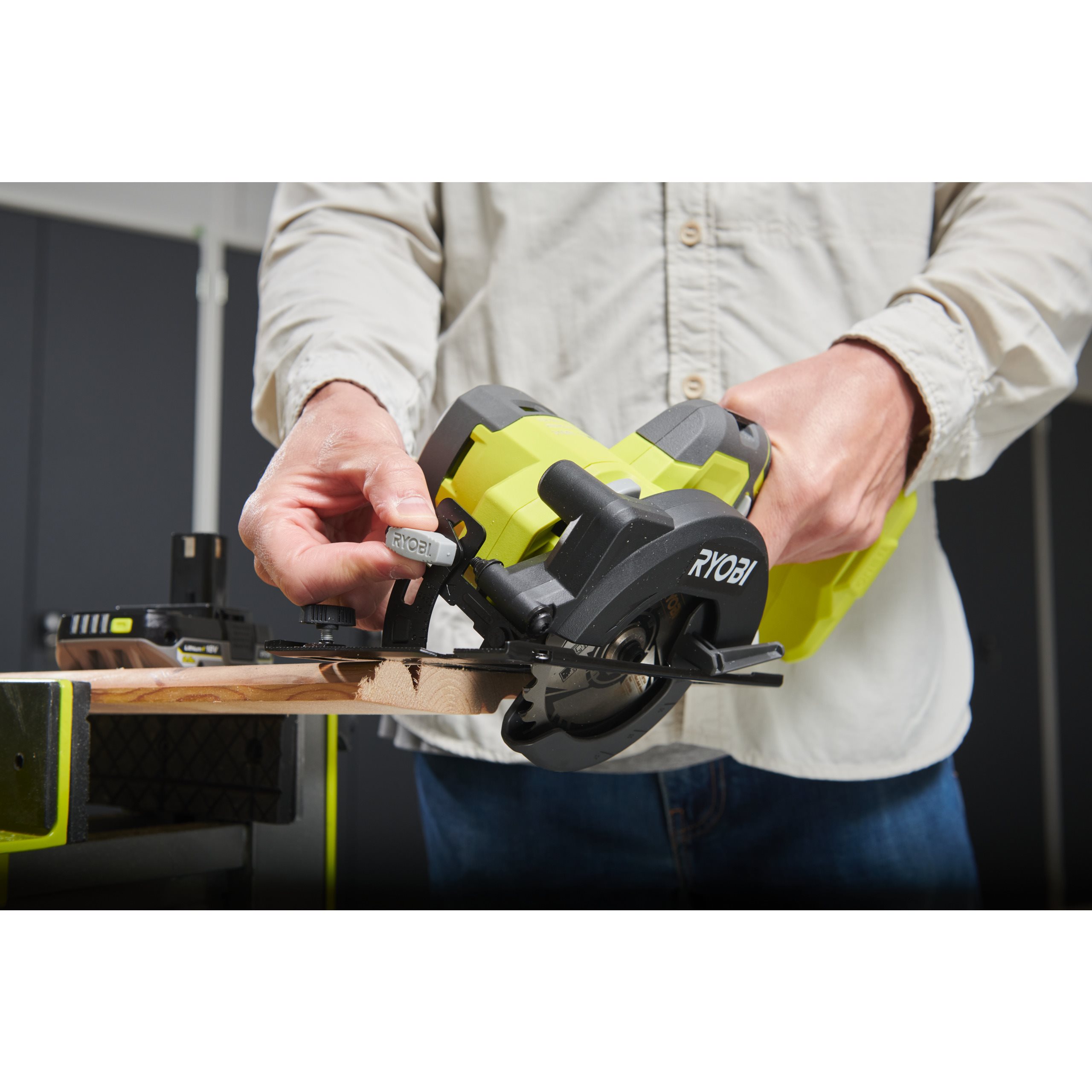 18V ONE+™ 115 mm diskinis pjūklas | Ryobi