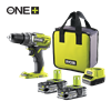 Wiertarko-wkrętarka 18V ONE+ w zestawie z 2 akumulatorami 1.5 Ah, ładowarką i torbą