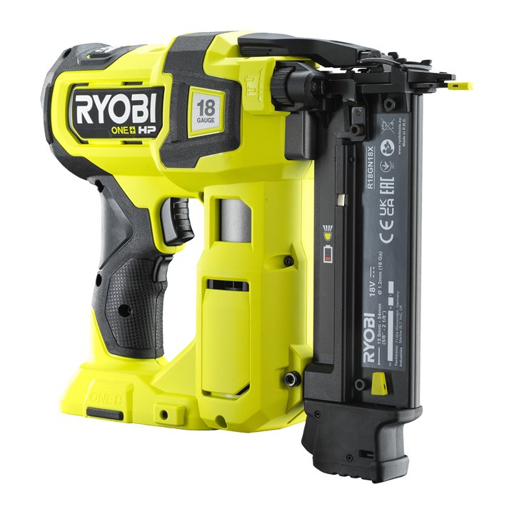 Ryobi - Cloueur sans fil 18V 10 à 38 mm de long (sans batterie ni chargeur)  - R18S18G-0