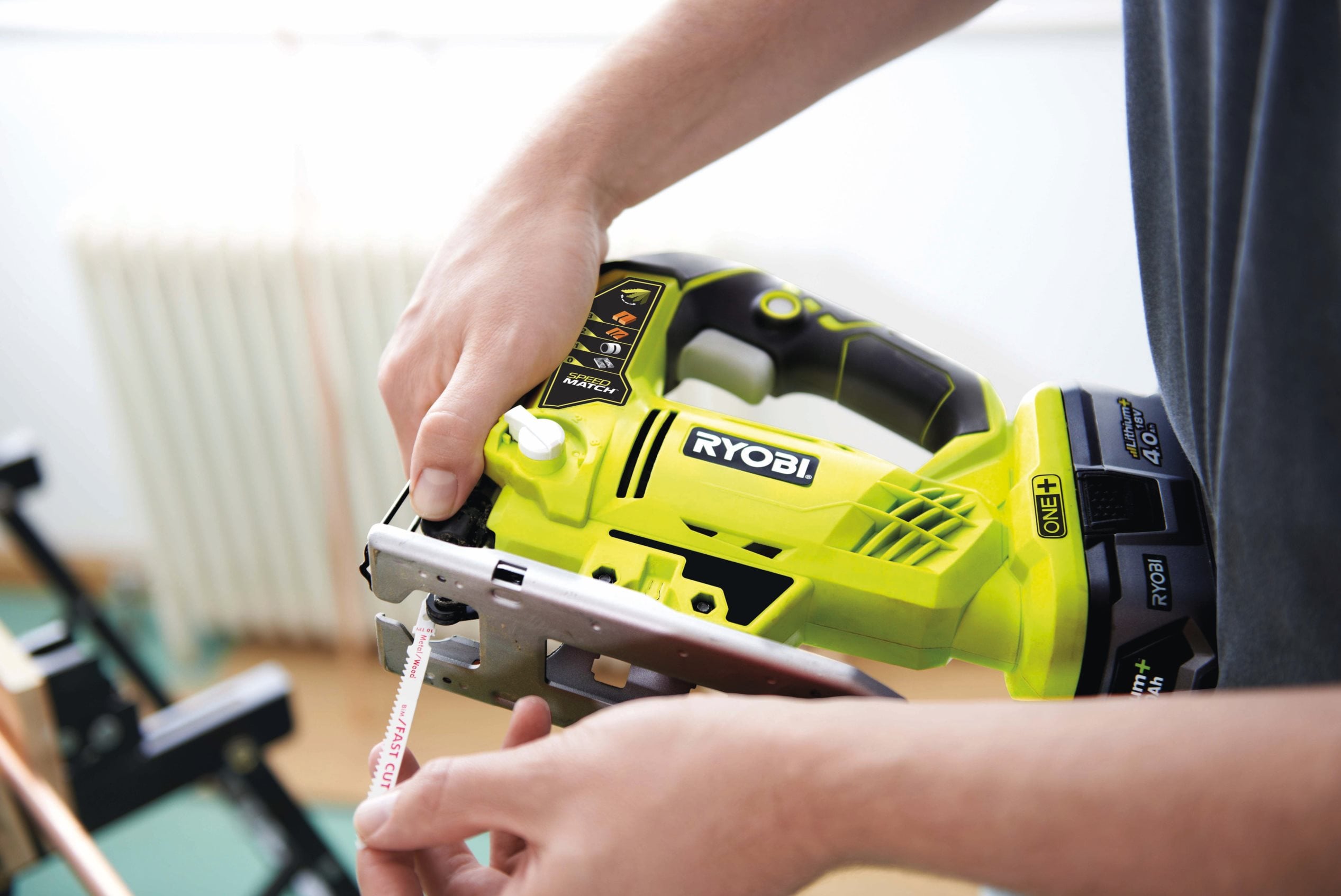 Ryobi R18JS-0 18v accu decoupeerzaagmachine | One Plus | zonder accu's Ryobi R18JS-0 18v accu decoupeerzaagmachine | One Plus | zonder accu's