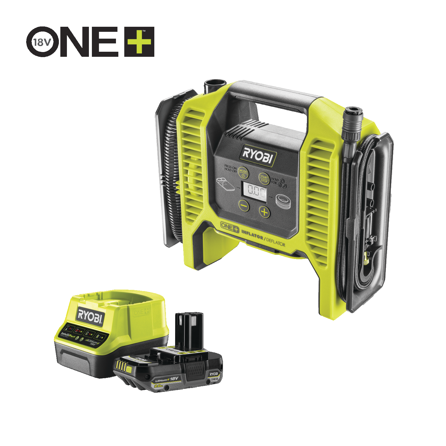 Ryobi online inflator deflator