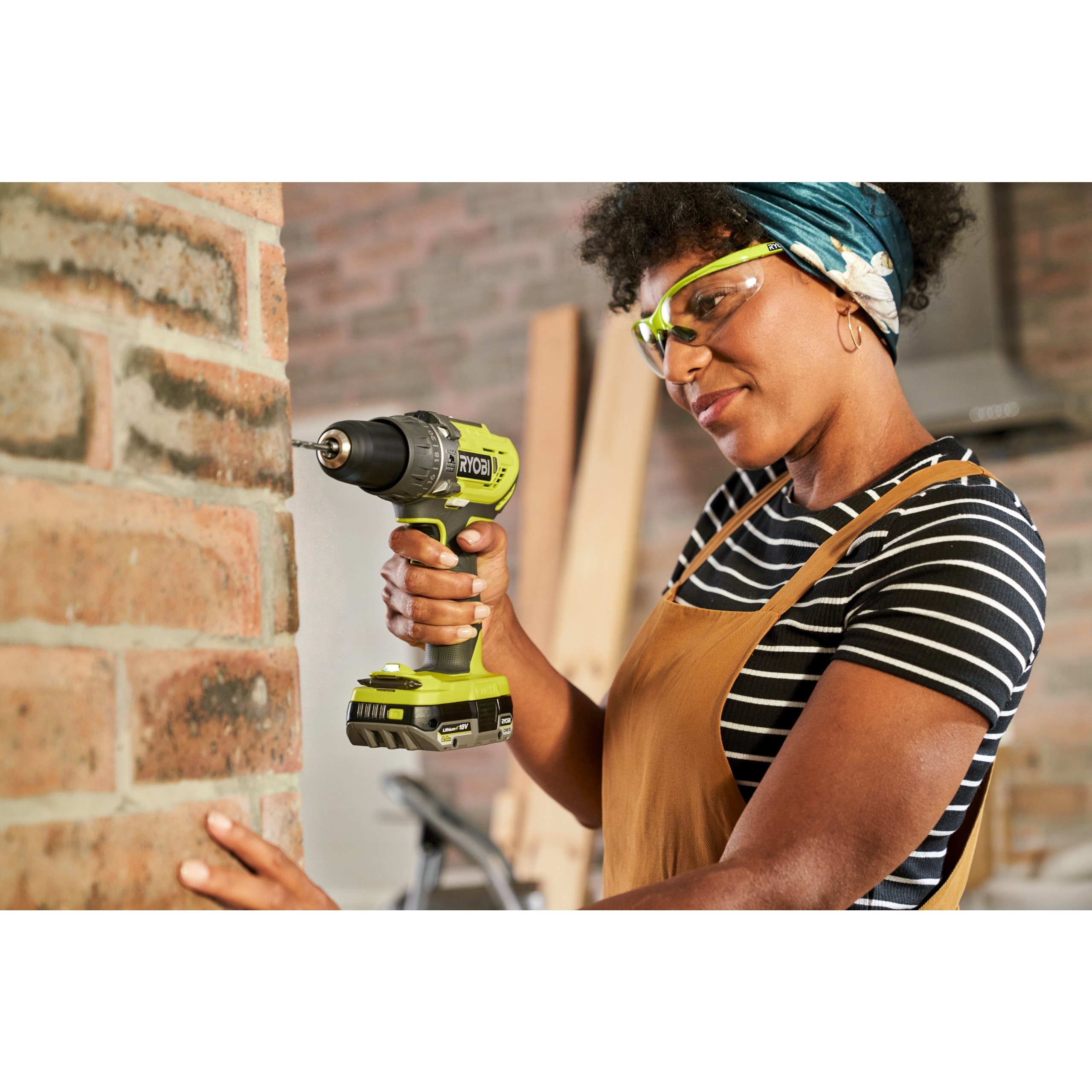 Cordless Combi Drill RYOBI R18PD3 0