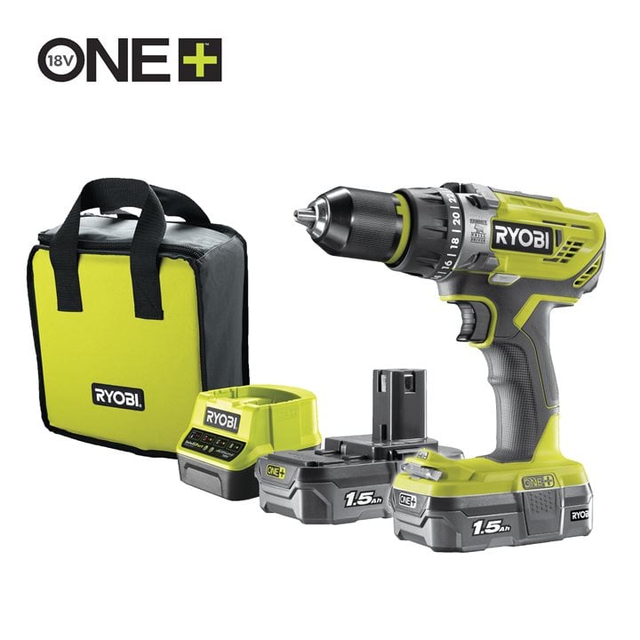 5. Ryobi R18PD3-215GZ 18V ONE+