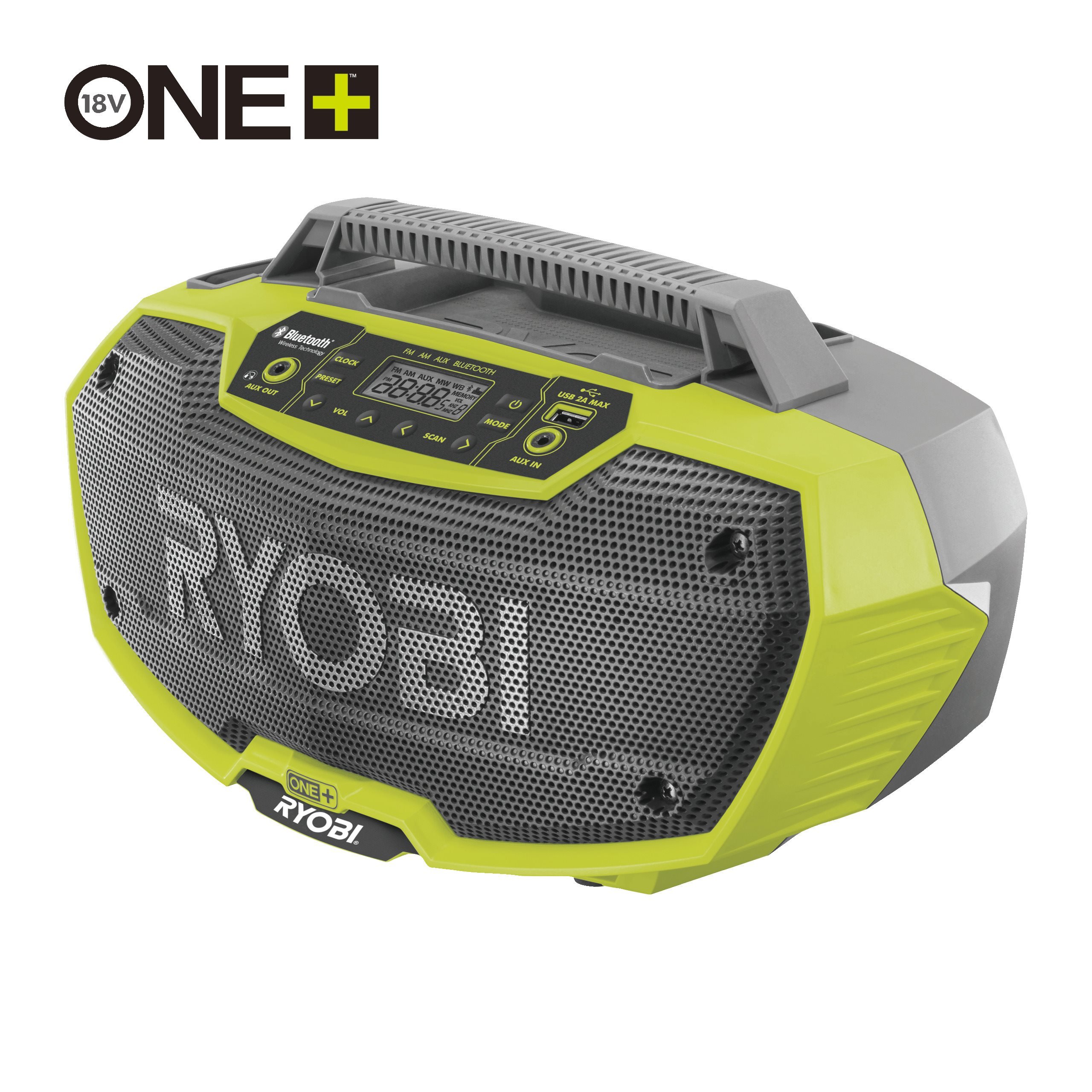 Ryobi Radio Stereo z Bluetooth® 18V ONE+ R18RH-0
