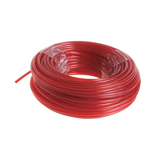 15 m de fil rond Ø 2,4 mm - couleur rouge - universel