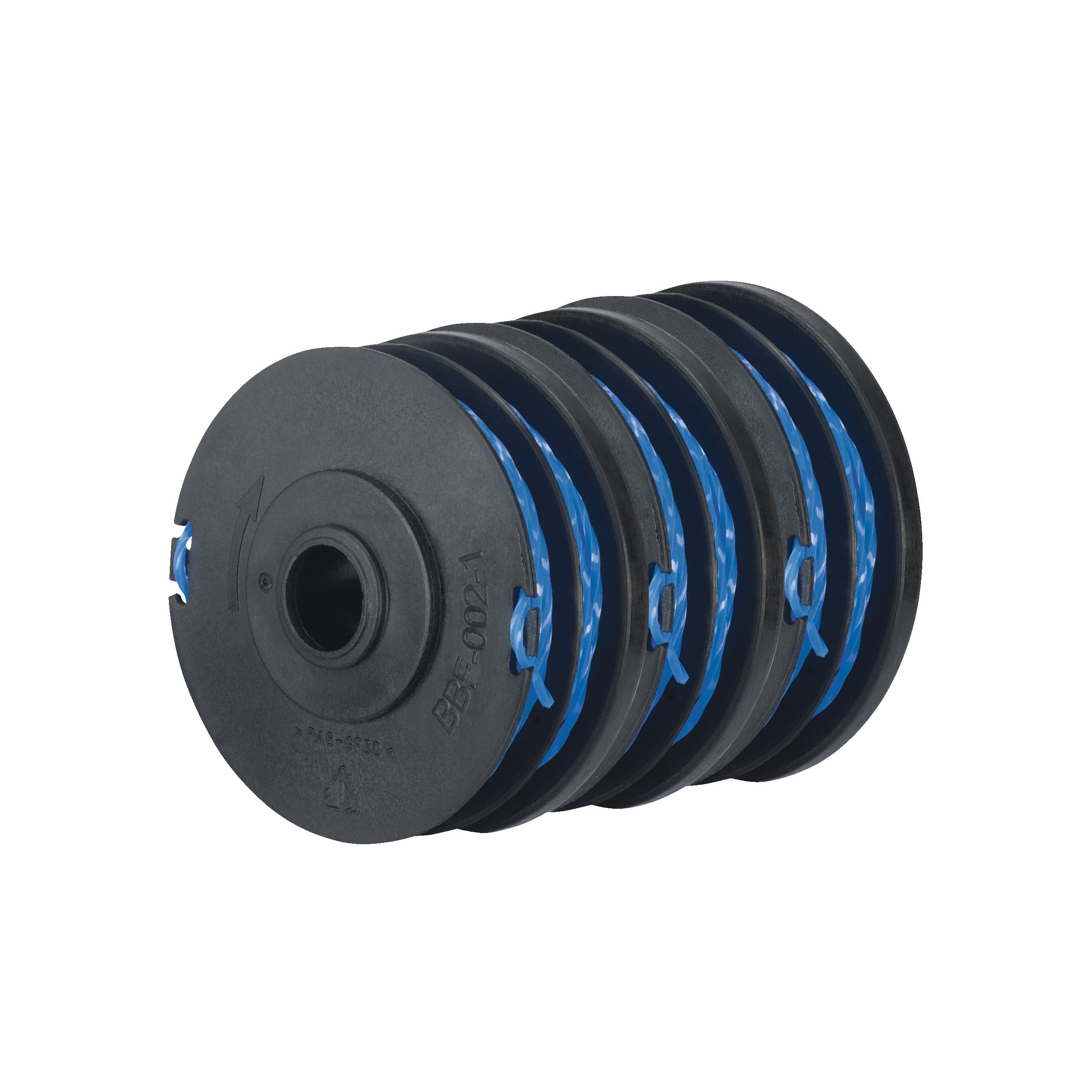 Lot de 3 bobines double fil RYOBI diamètre 1 65mm pour coupe bordures électriques RAC123 - vue 3