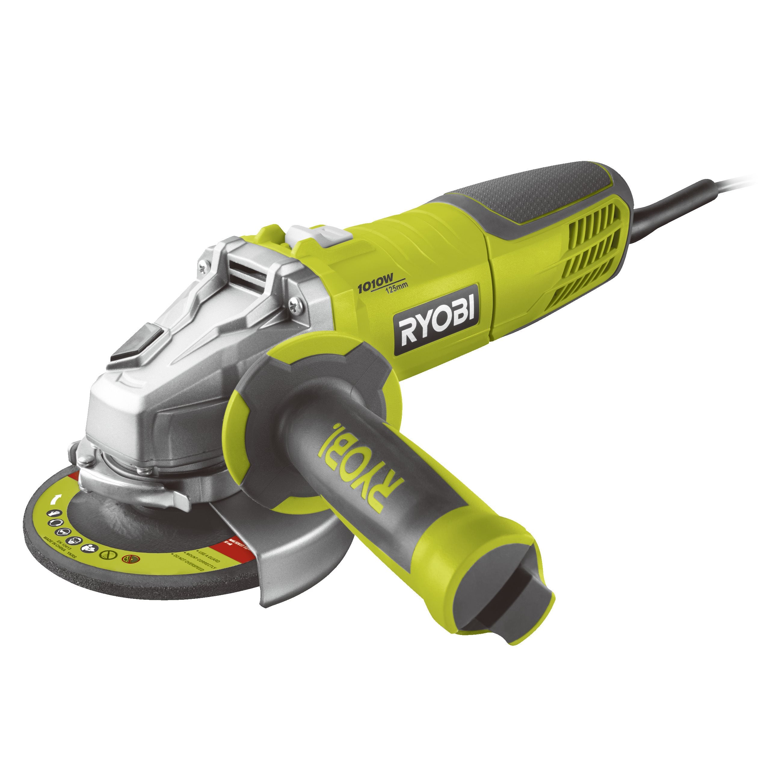 Meuleuse d'Angle Ryobi RAG1010-125SF – 1010W, 125mm, Kit 6 Disques - vue 3