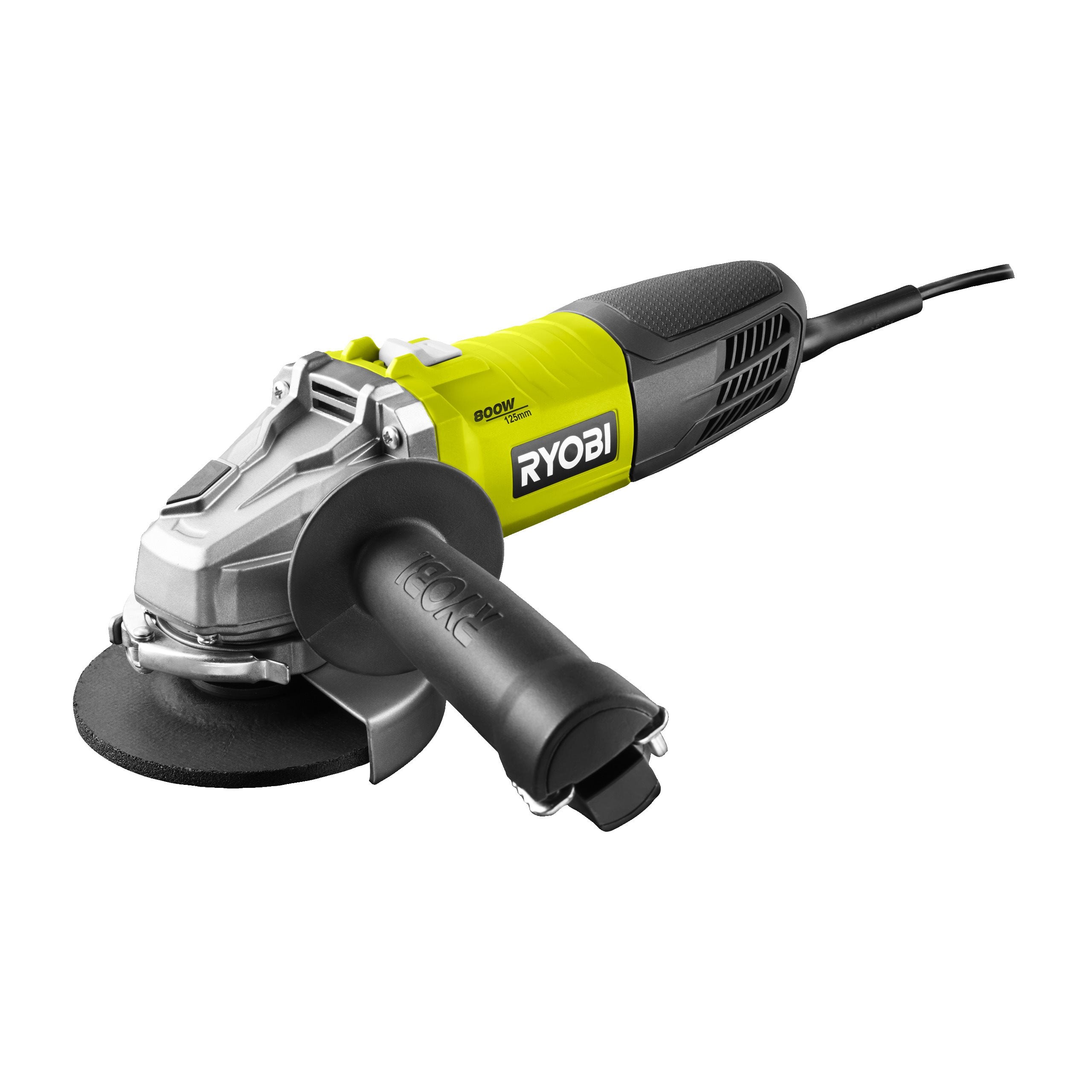 Meuleuse D'Angle Ryobi RAG800-125TA6 – 800 W, 125 mm, 12000 tr/min - vue 4