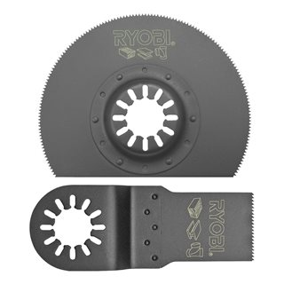 RAK02MT - RYOBI 2-teiliges Sägeblattset für Multitool