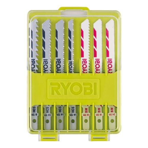 RYOBI 10-teiliges Stichsägeblatt-Set, für Metall und Kunststoff
