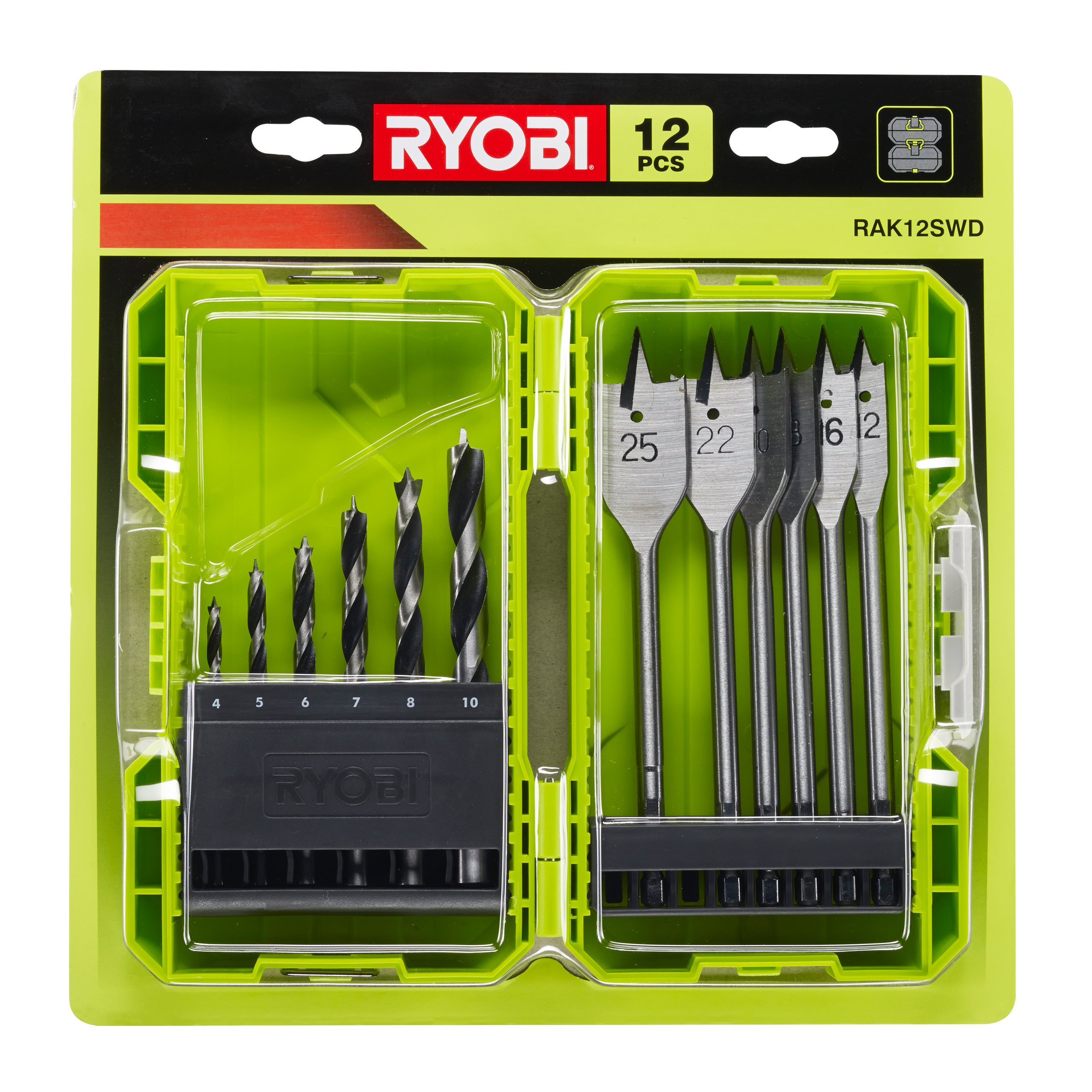 Ryobi drill bit deals set