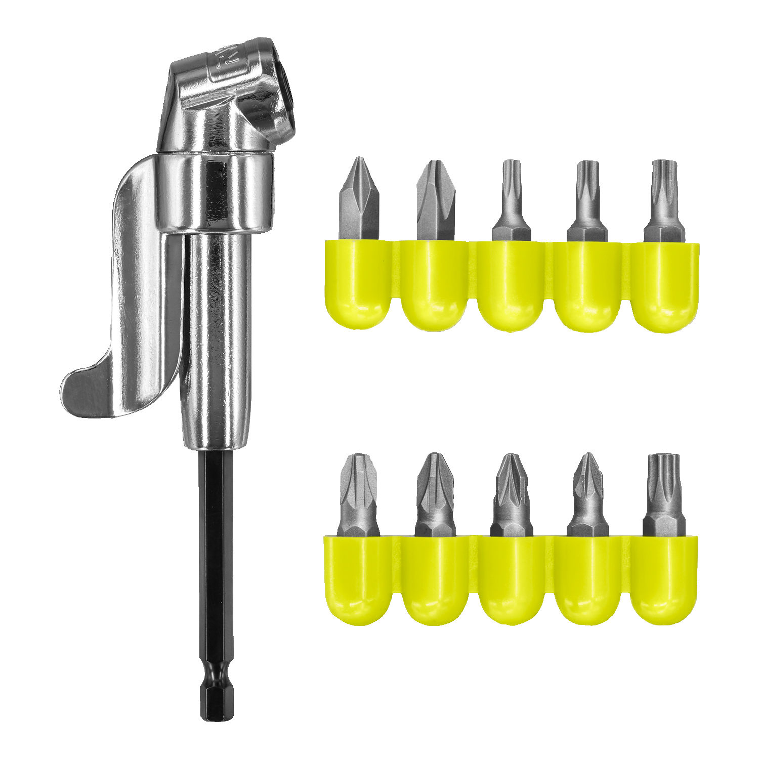 Haakse Schroevendraaier - 105° - Haakse Adapter - Haakse Bithouder Haakse Schroevendraaier - 105° - Haakse Adapter - Haakse Bithouder