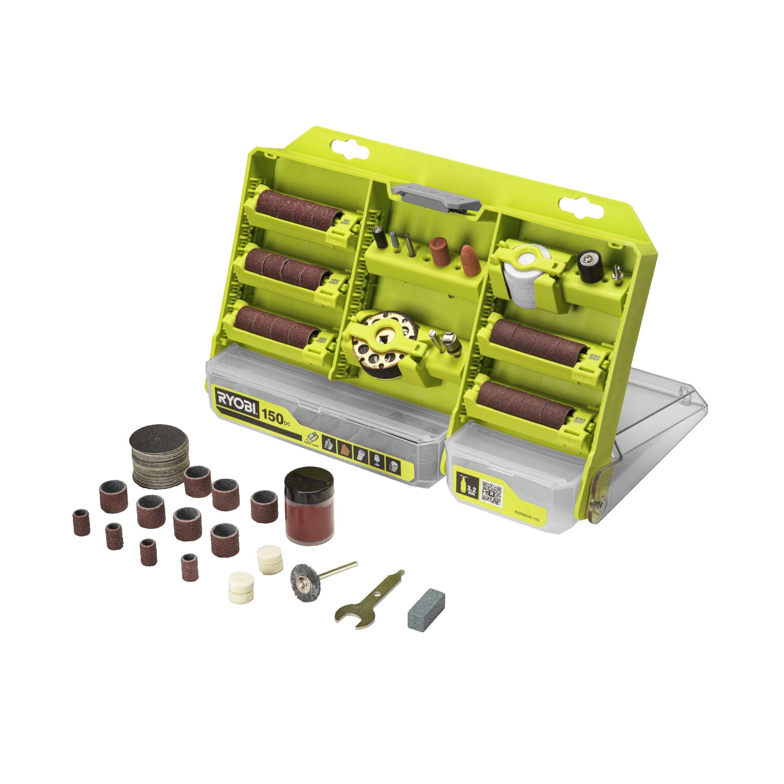 Uniwersalny zestaw akcesoriów 150 szt. Twist Lock