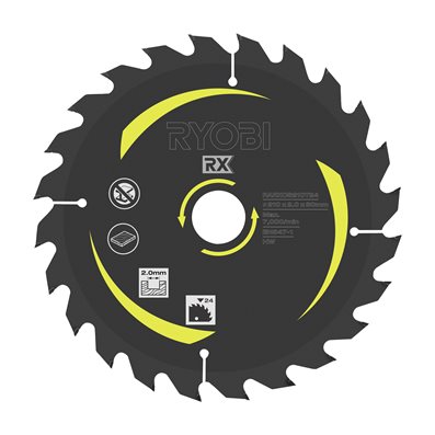 RX Sågklinga till bordcirkelsåg 210 mm