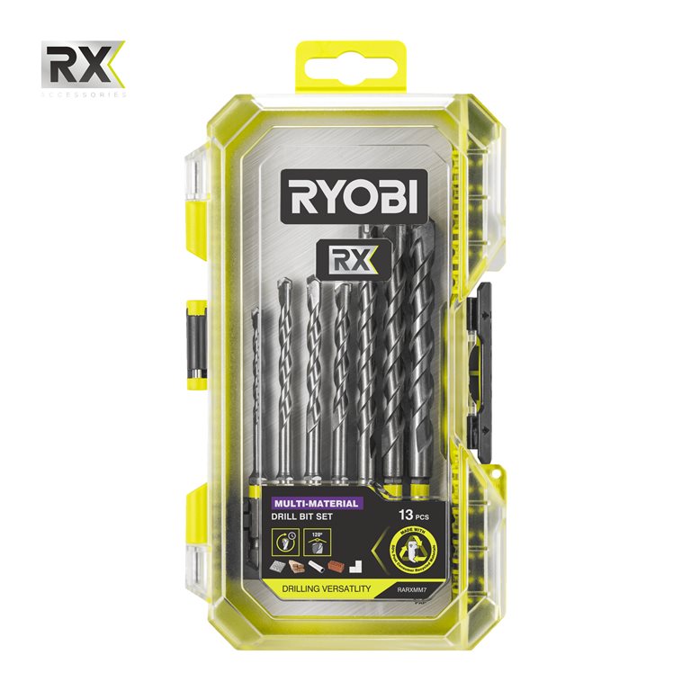 RX 7pc Multi Material Drill Bit Set | Ryobi