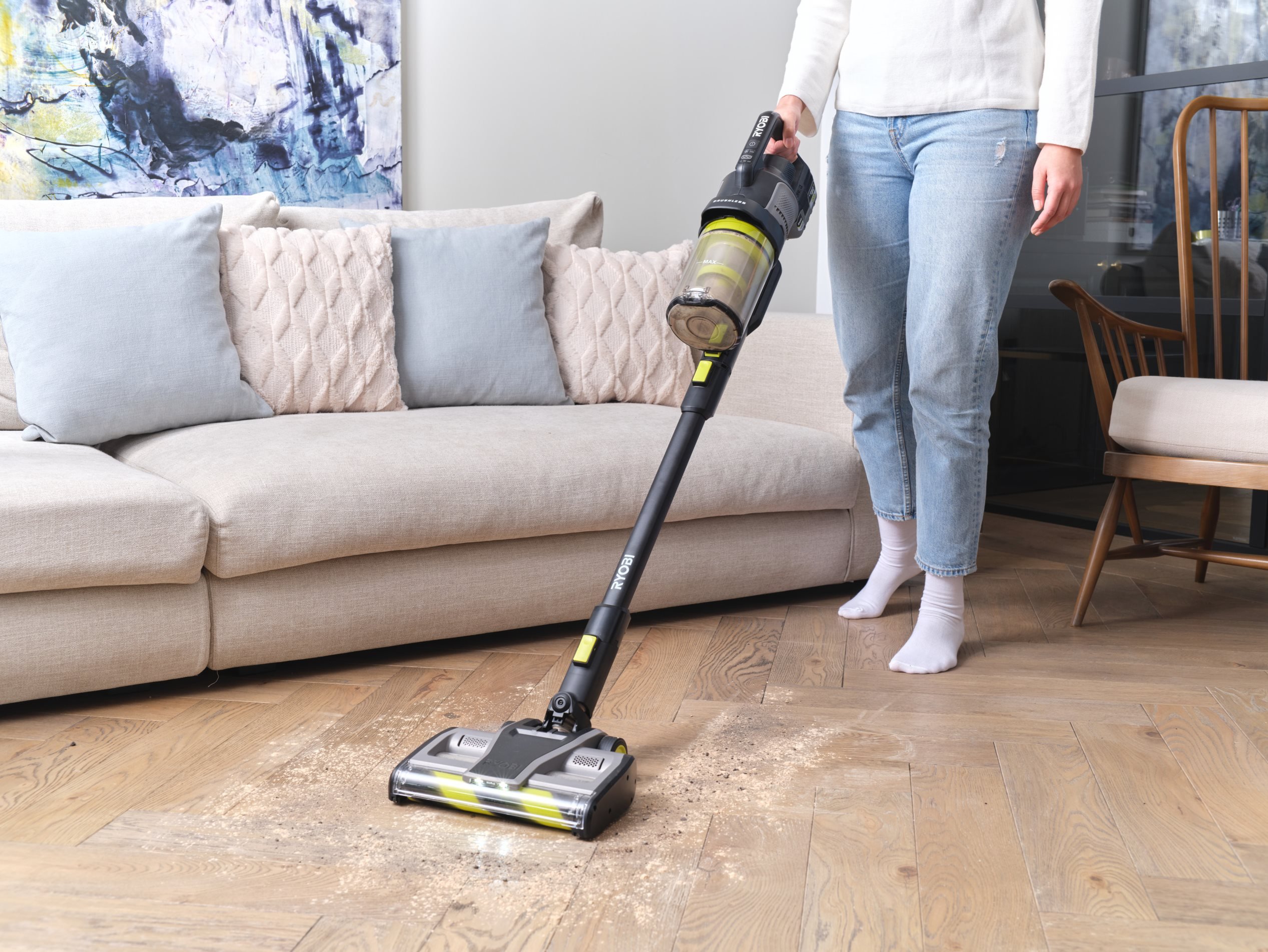 Vacuum Cleaner Ryobi Cordless Sweeper 18V ONE+™ Cordless Stick