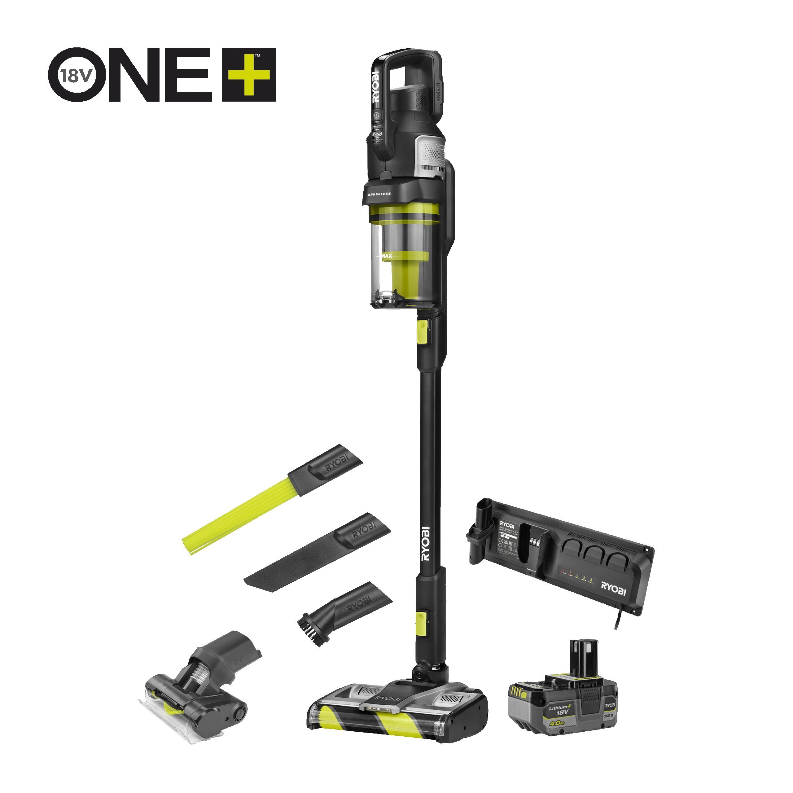 Ryobi Tools Ryobi 18v Stick Vacuum RYOBI ONE+ 18V Cordless Hand