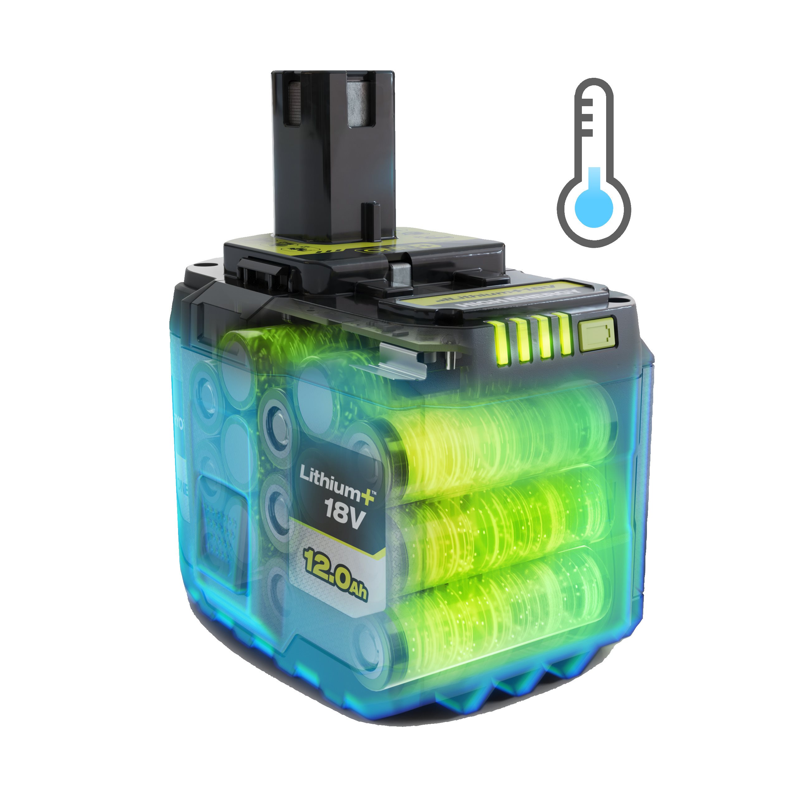 Batterie outillage électroportatif pour Ryobi 18 V CCG-1801M Li-Ion - Batteries