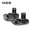 ONE+™ 18V 1x 4,0 Ah & 1x 2,0 Ah Lithium+ Accu's