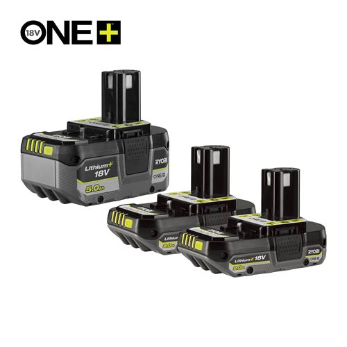 1x 5.0Ah & 2x 2.0Ah 18V Lithium+ Batteries_hero