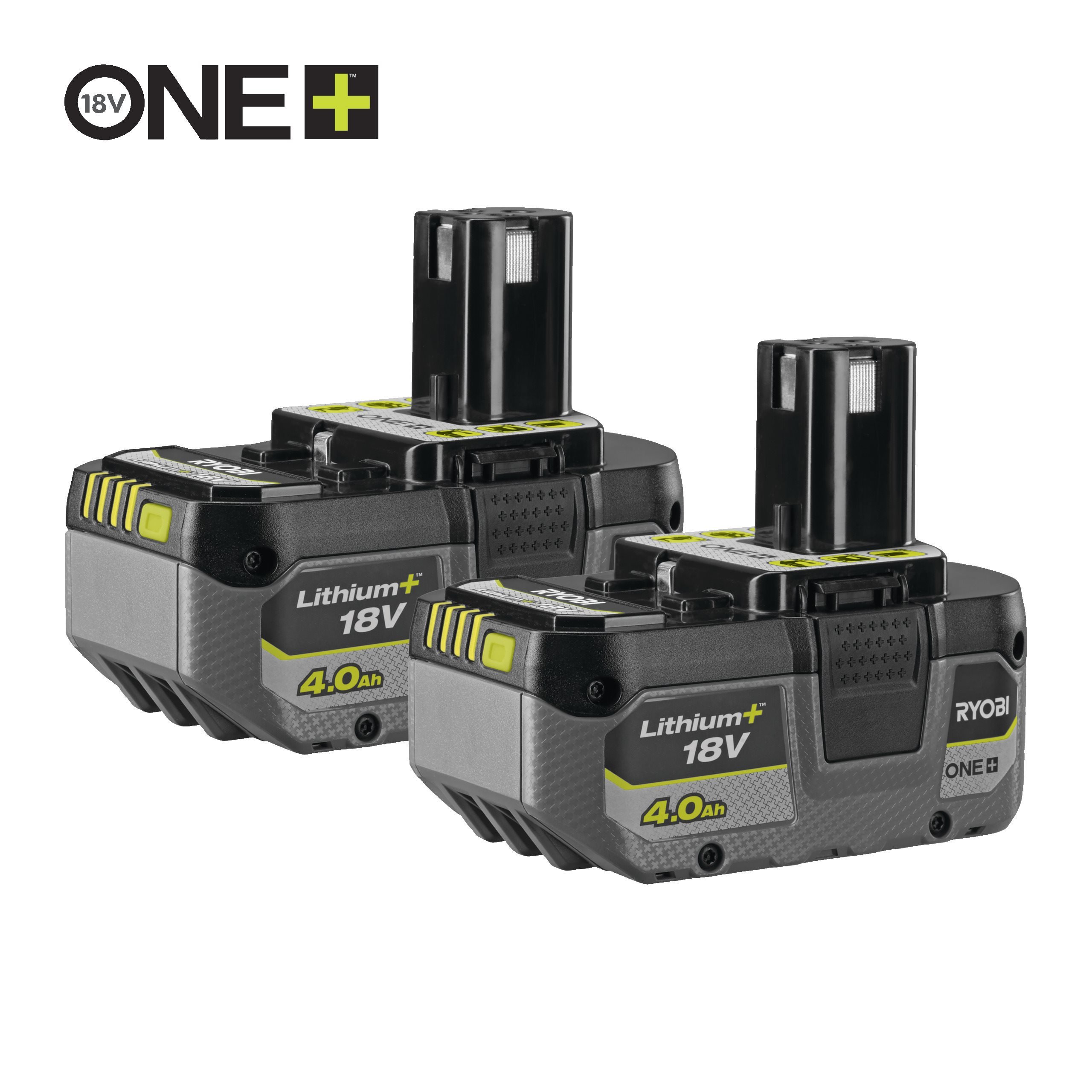 4Ah Lithium Battery Twin Pack RYOBI 18V ONE+™ RB1840X2