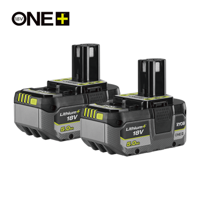 2 Baterías 5.0Ah 18V ONE+™ Lithium+™