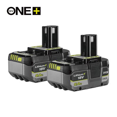 18V ONE+™ 5.0Ah Lithium+™ Battery Twinpack