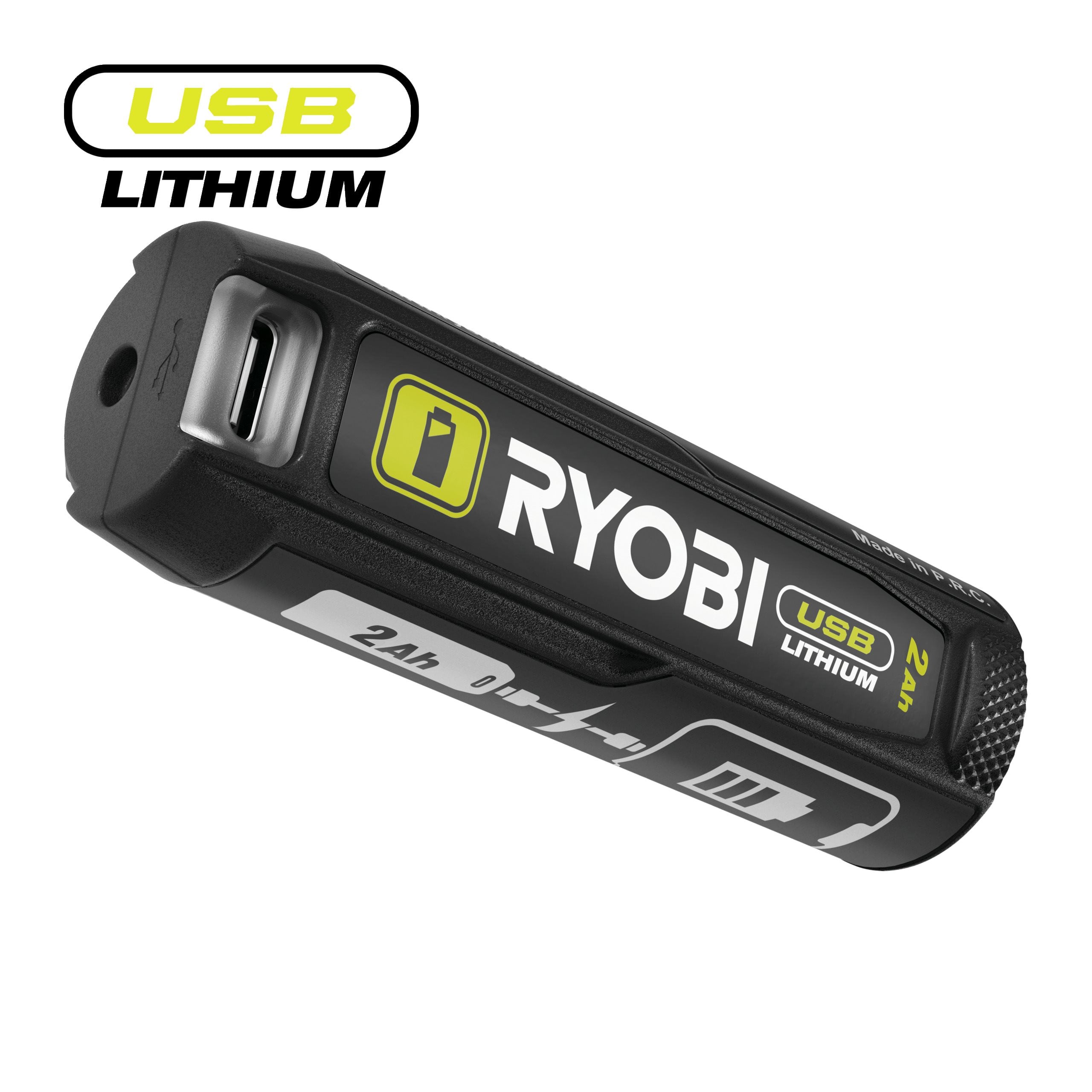 Ryobi Batería y power bank 2en1 4V USB Lithium™ 2.0Ah · RB4L20