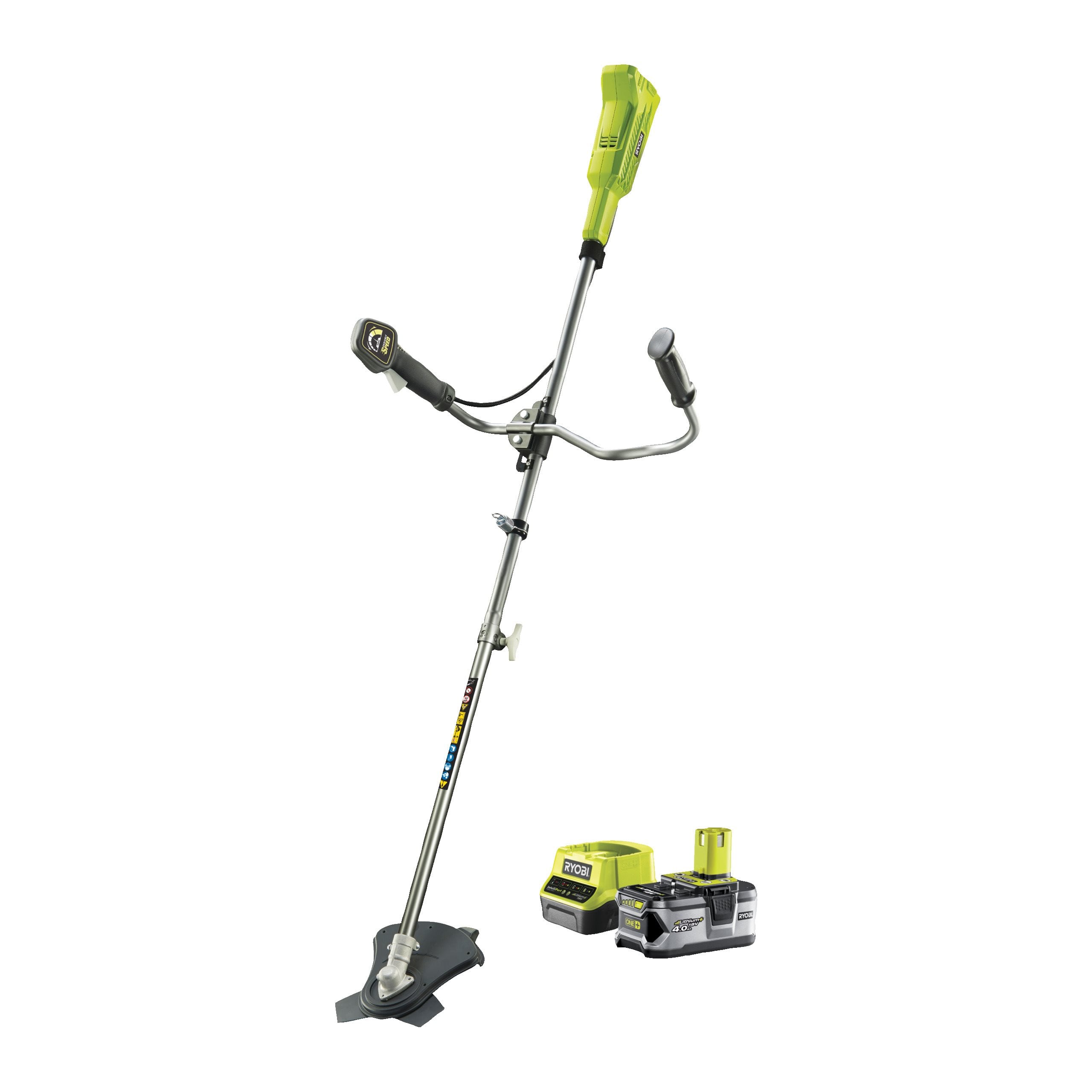 Débroussailleuse Ryobi 18V ONE+ RLT1832-22S – 2x Batterie 2,0 Ah, Largeur de coupe 25/30 cm - vue 9