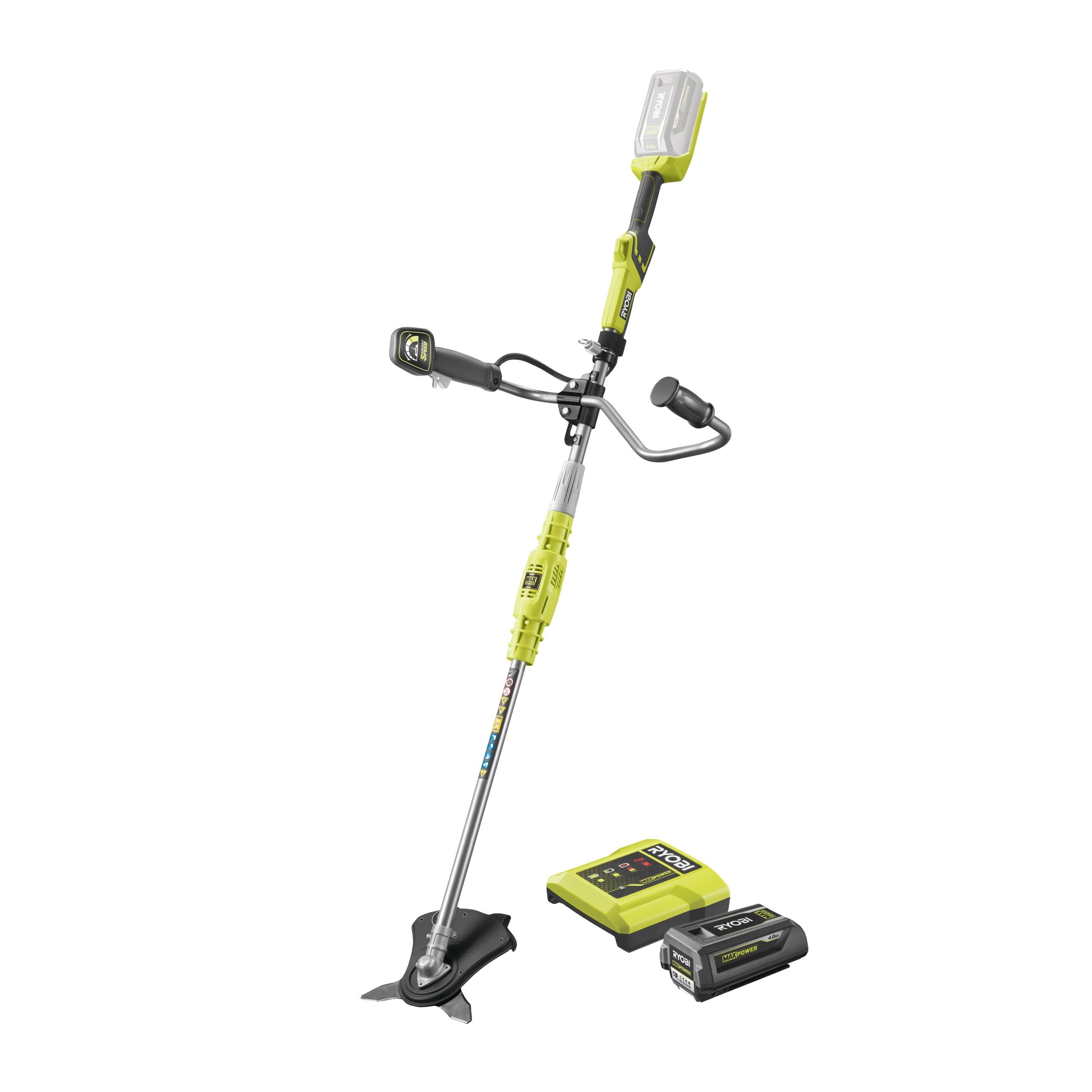 Kosa 26cm i podkaszarka 30cm 36V MAX POWER w zestawie z akumulatorem 4.0Ah i ładowarką