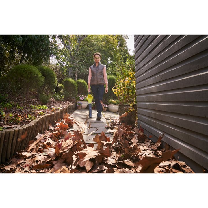 Sopladores de hojas inalámbricos soplador de hojas eléctrico inalámbrico de  mano en trabajos de jardinería de otoño en un jardín