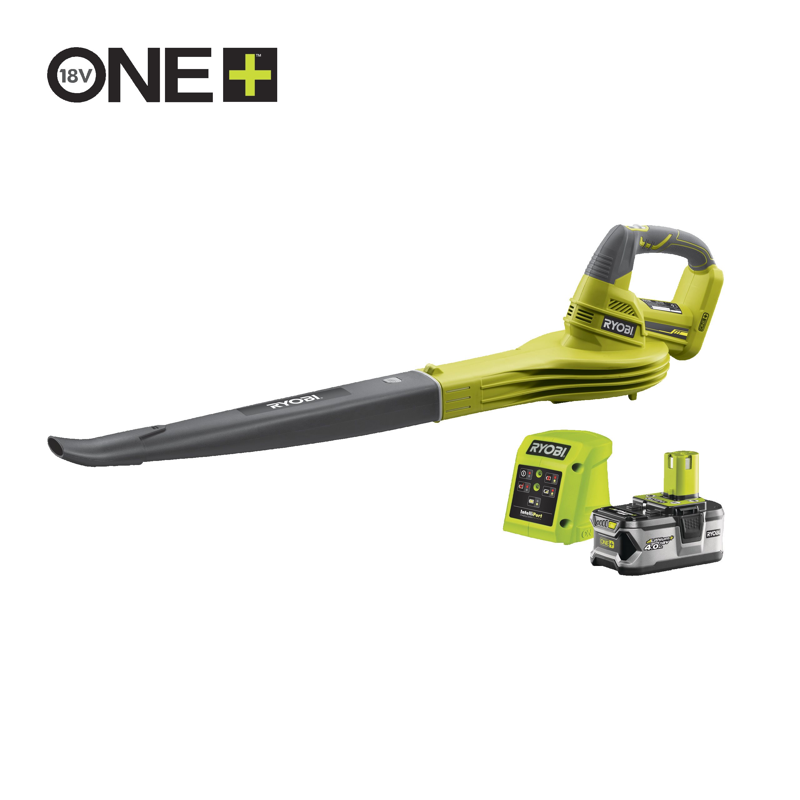 Ryobi 18V 5.0AH One Cordless Blower Kit-Battery and Charger 245km Air Velocity