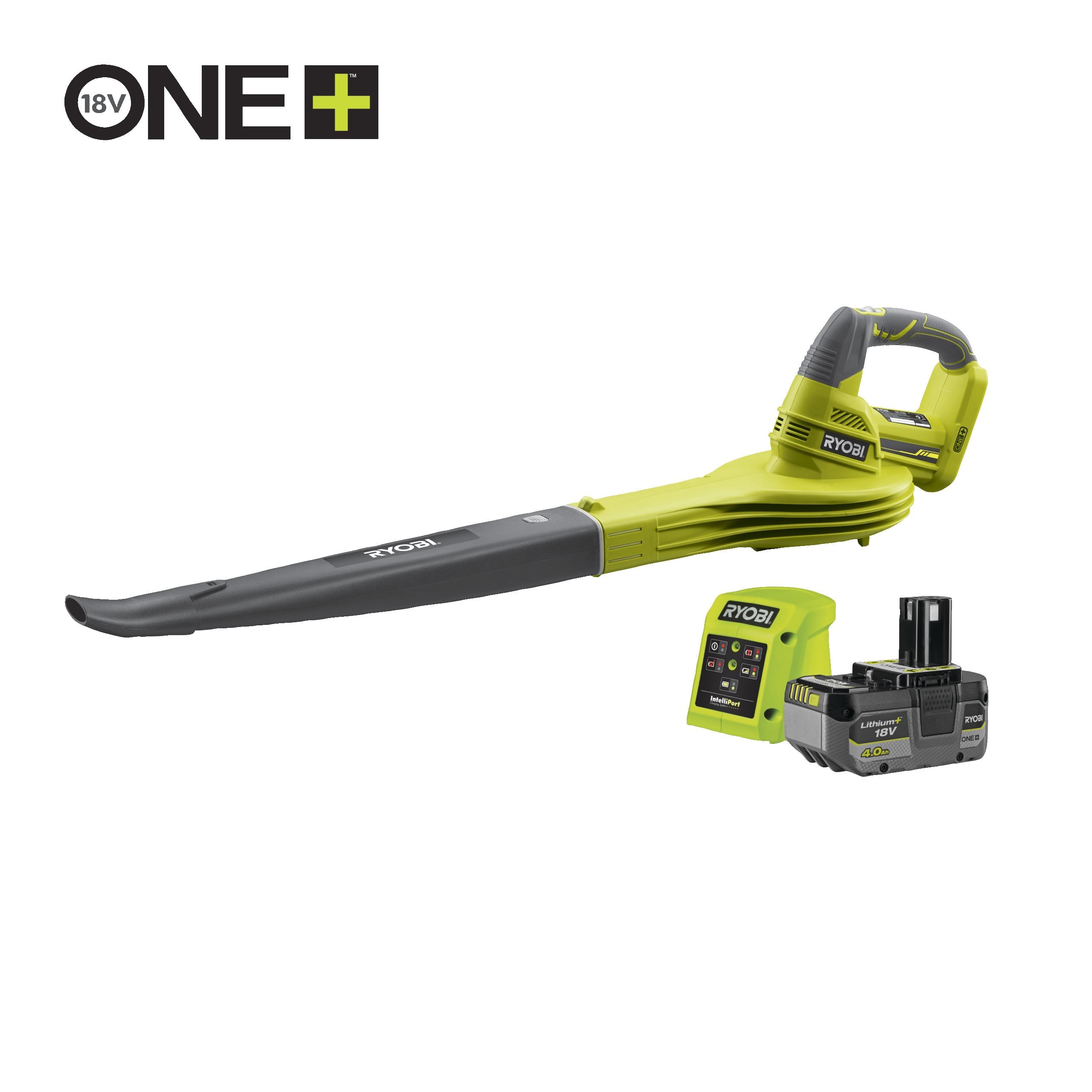 Cordless Leaf Blower Kit 245km/h Garden Leaf Blower RYOBI 18V