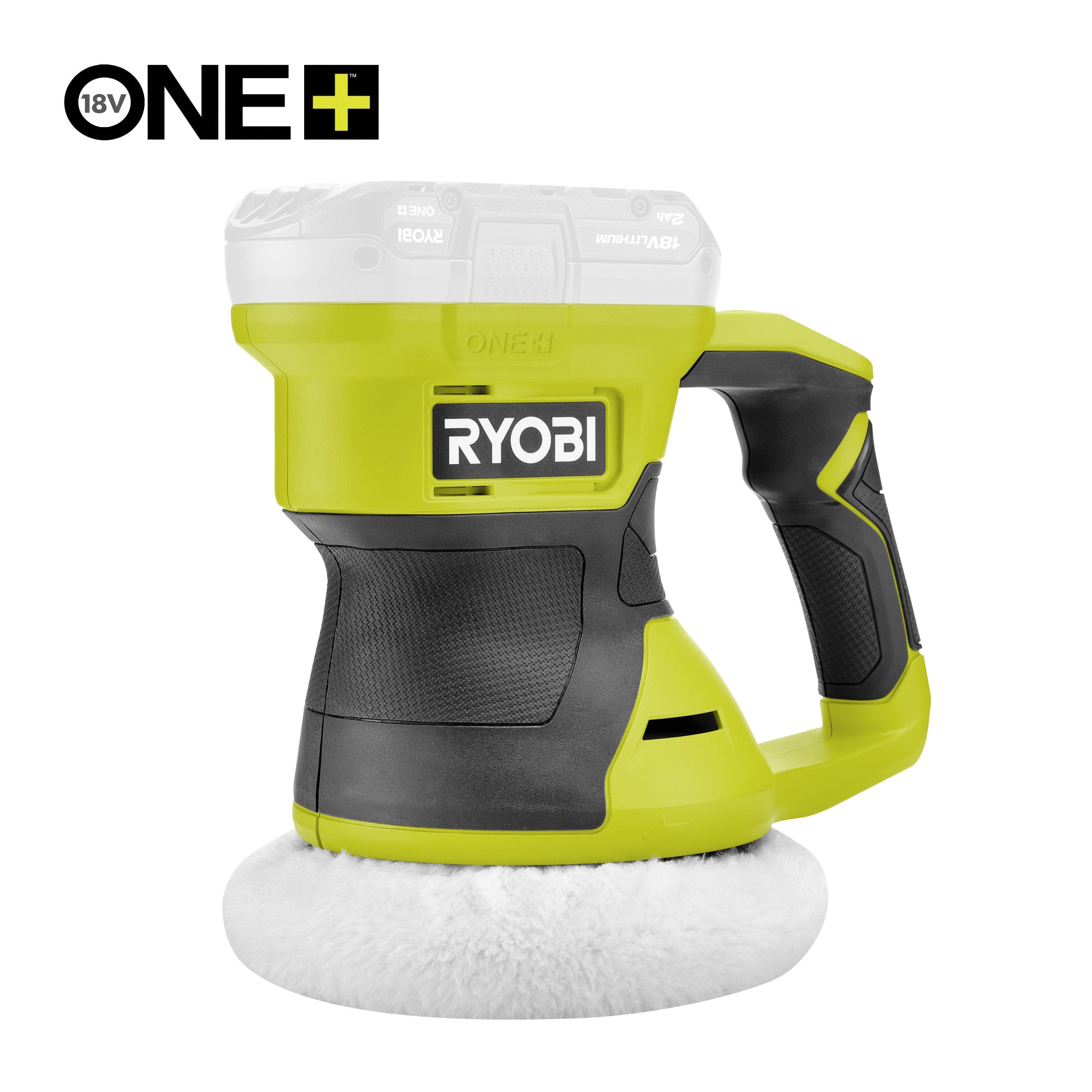 RYOBI Polisseuse sans fil 18Volts ONE+ patin 150 mm Livrée avec 1 bonnet de polissage de 150 mm 1 bonnet en tissu éponge de 150 mm Sans batterie RBP18150 0 - vue 5