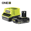 ONE+™ 18V 1x 2,0 Ah Lithium+ accu & lader set
