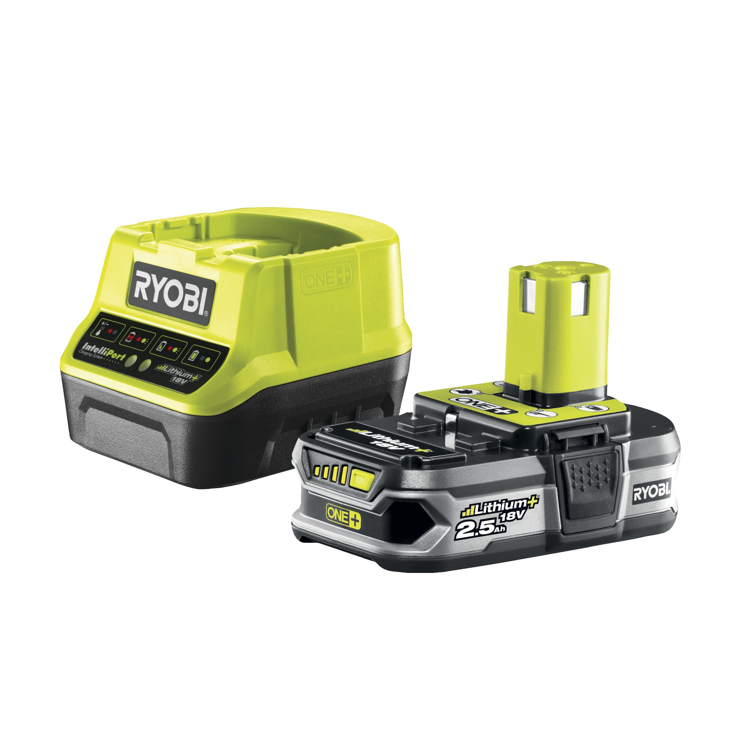 Ryobi 1 Batterie Lithium+ 18V 2 5 Ah et 1 Chargeur Rapide 2 - vue 3