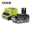 ONE+™ 18V 1x 4,0 Ah Lithium+ accu & lader set