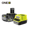 ONE+™ 18V 1x 5,0 Ah Lithium+ accu & lader set
