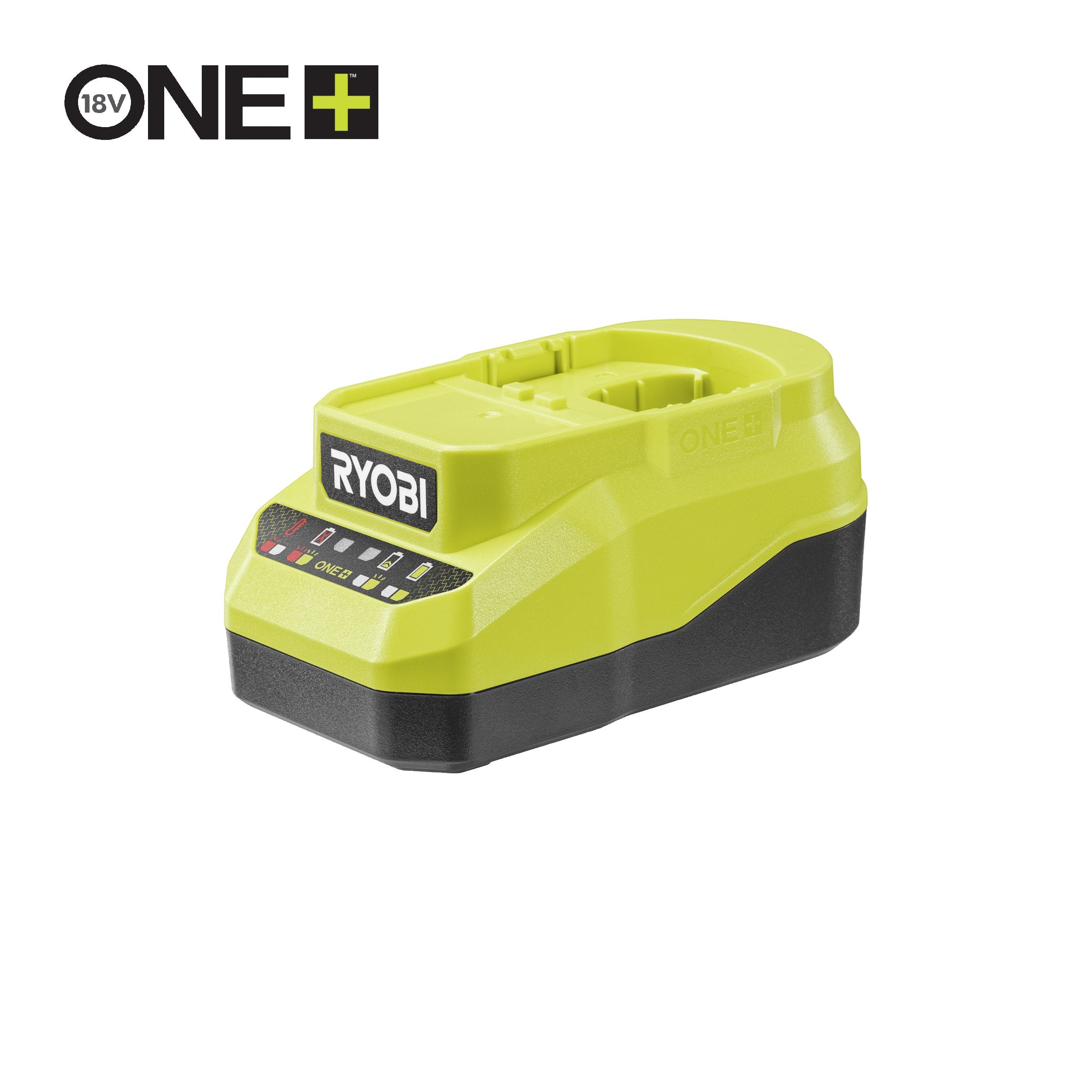 Chargeur rapide compact RYOBI 18V One+ 2 0Ah RC18120A - vue 3