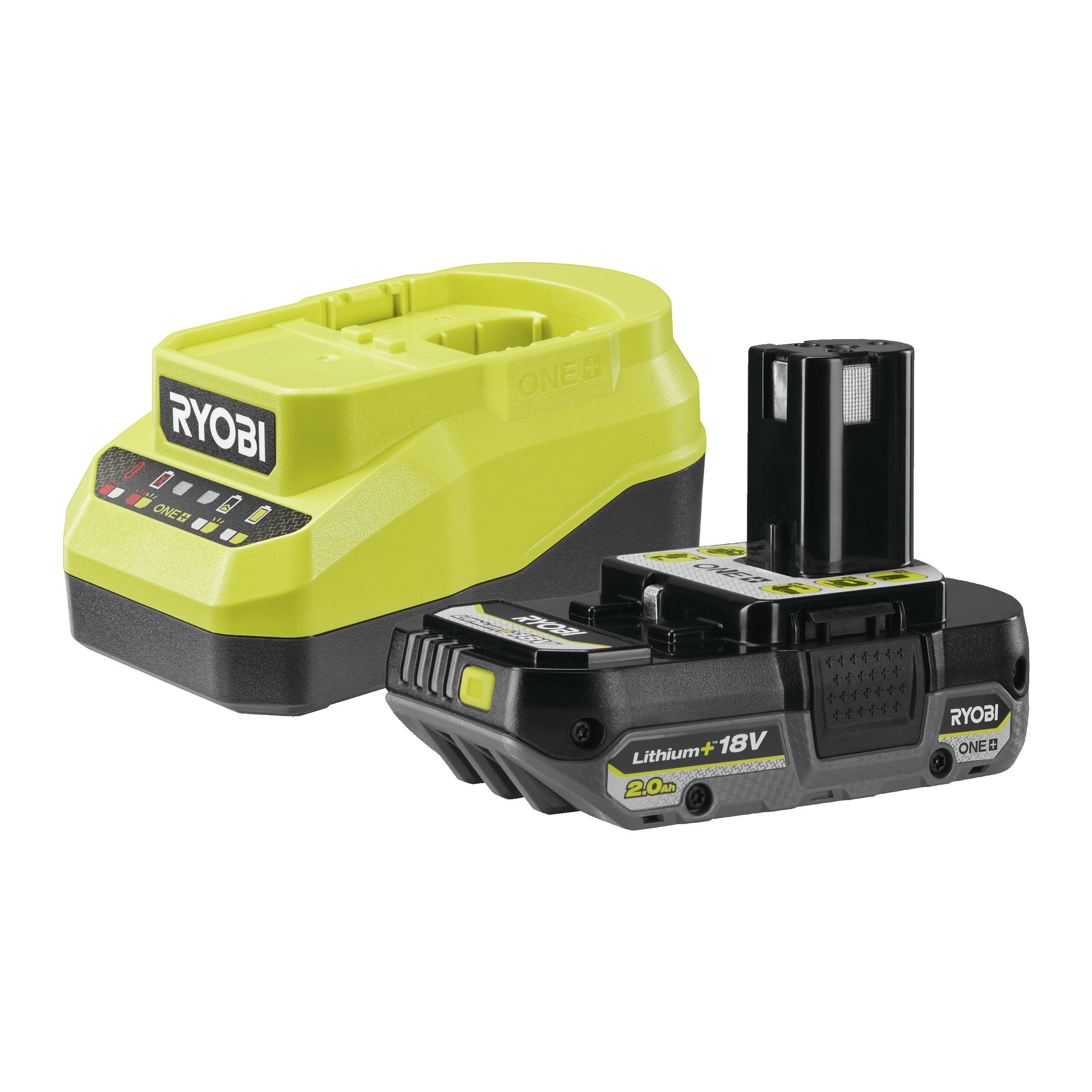 Akumulator 2.0Ah Lithium+™. 18V ONE+™ w zestawie z ładowarką