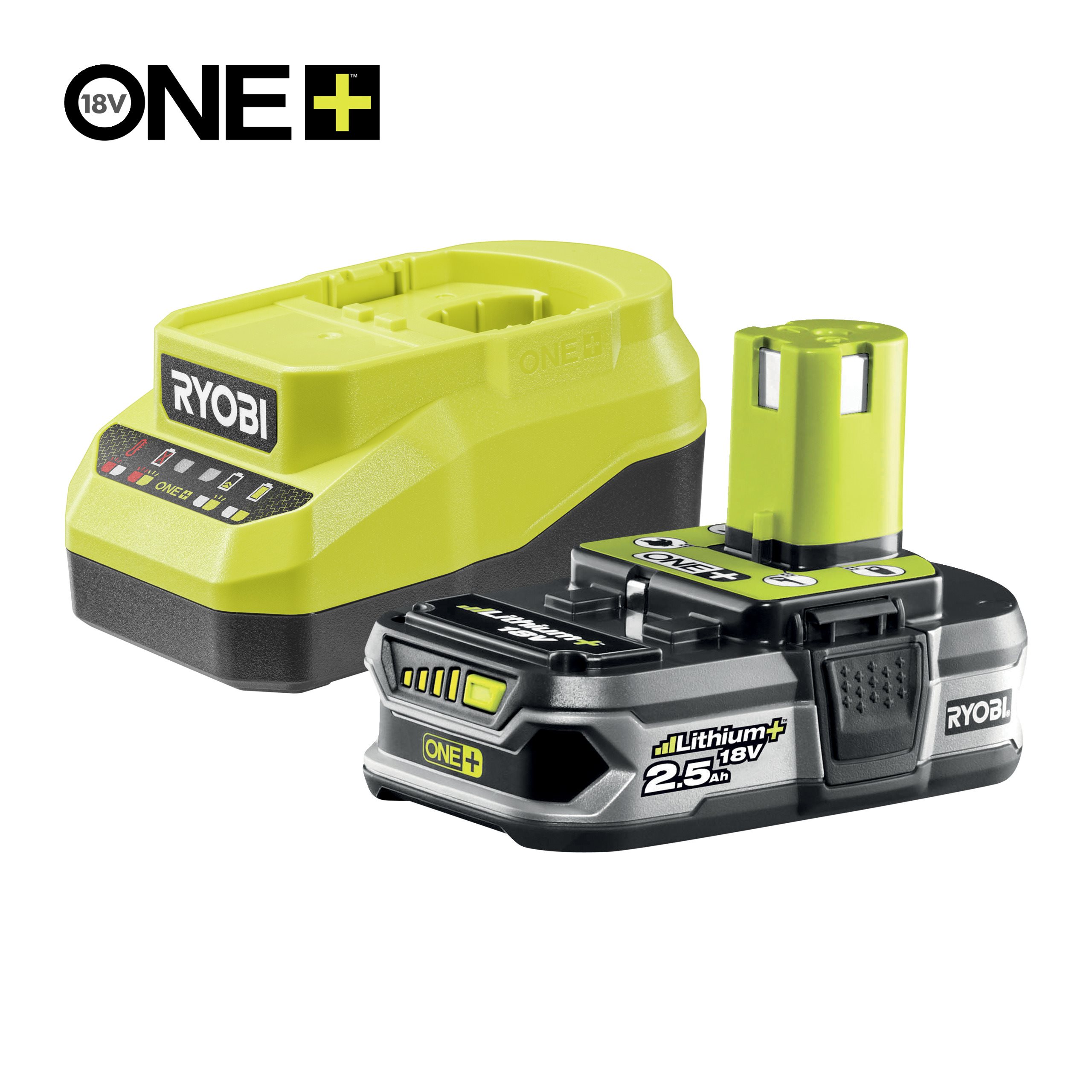 Pack chargeur 2 + 1 Batterie Lithium+ 18V ONE+™ – 2 5 Ah - vue 3