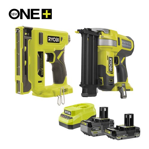 18V ONE+™ Brad Nailer and Stapler Kit (1x 2.0Ah, 1x 4.0Ah)_hero