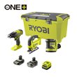 ONE+™ 18V 3-delig Combokit (incl. 1x 4,0 Ah + 1x 2,0 Ah accu & lader)_hero_0