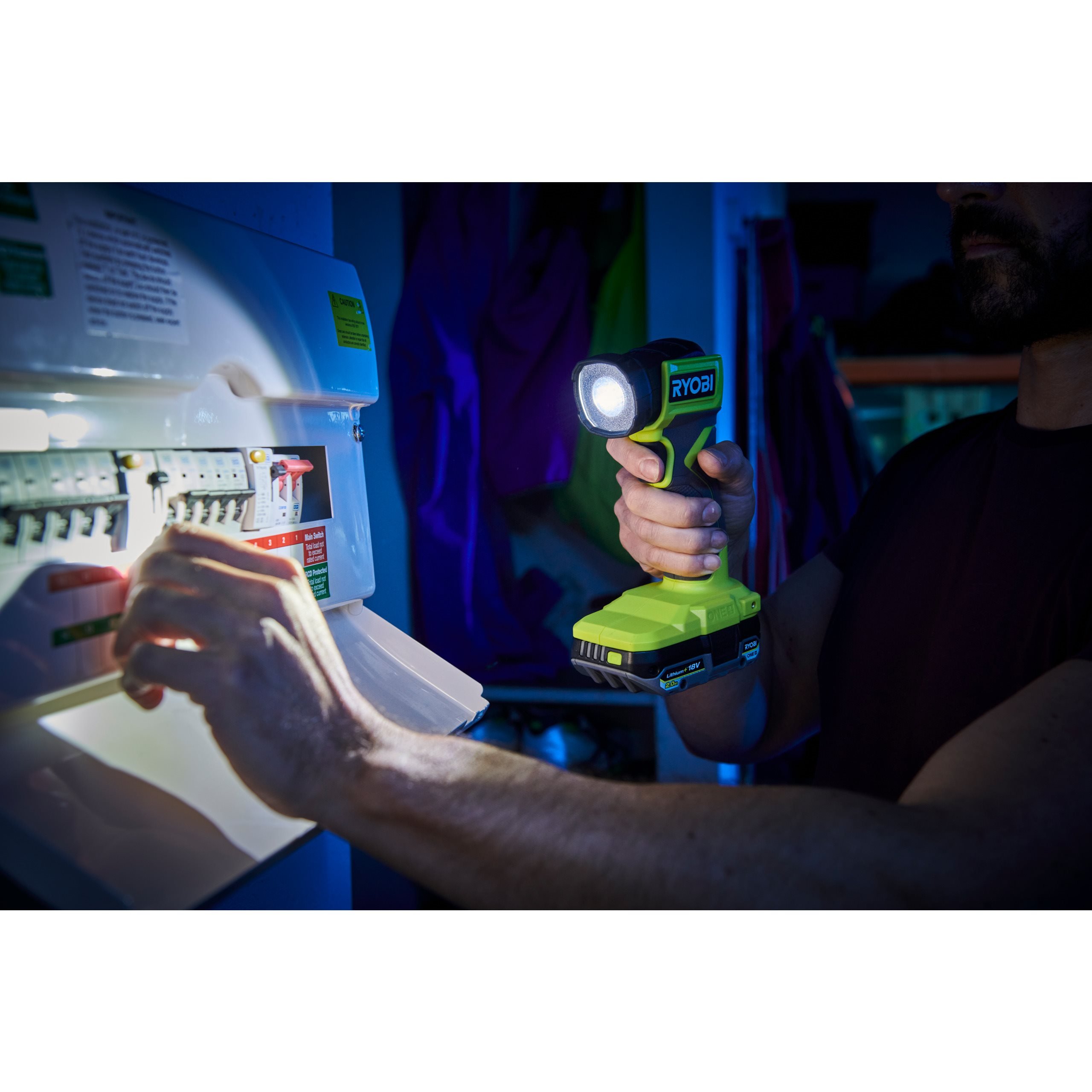 Kit Ryobi One+ 18V - 6 Attrezzi Con Trapano, Avvitatore, Smeriglio E 2 Batterie 5Ah | Completo Per Fai Da Te - Foto 7