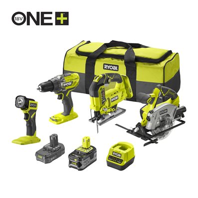18V Cordless 4 Piece Combo Kit