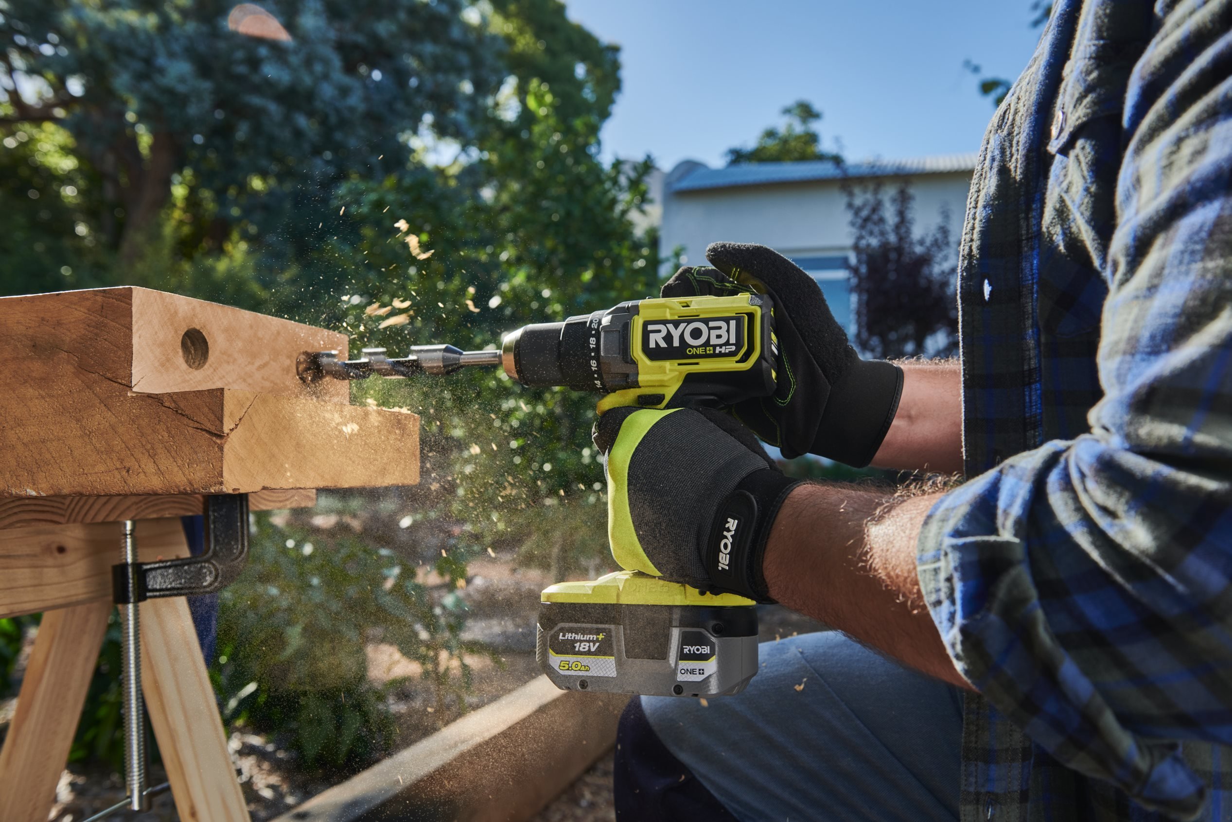 18V ONE+™ HP Brushless Drill Driver RYOBI RDD18X1-0