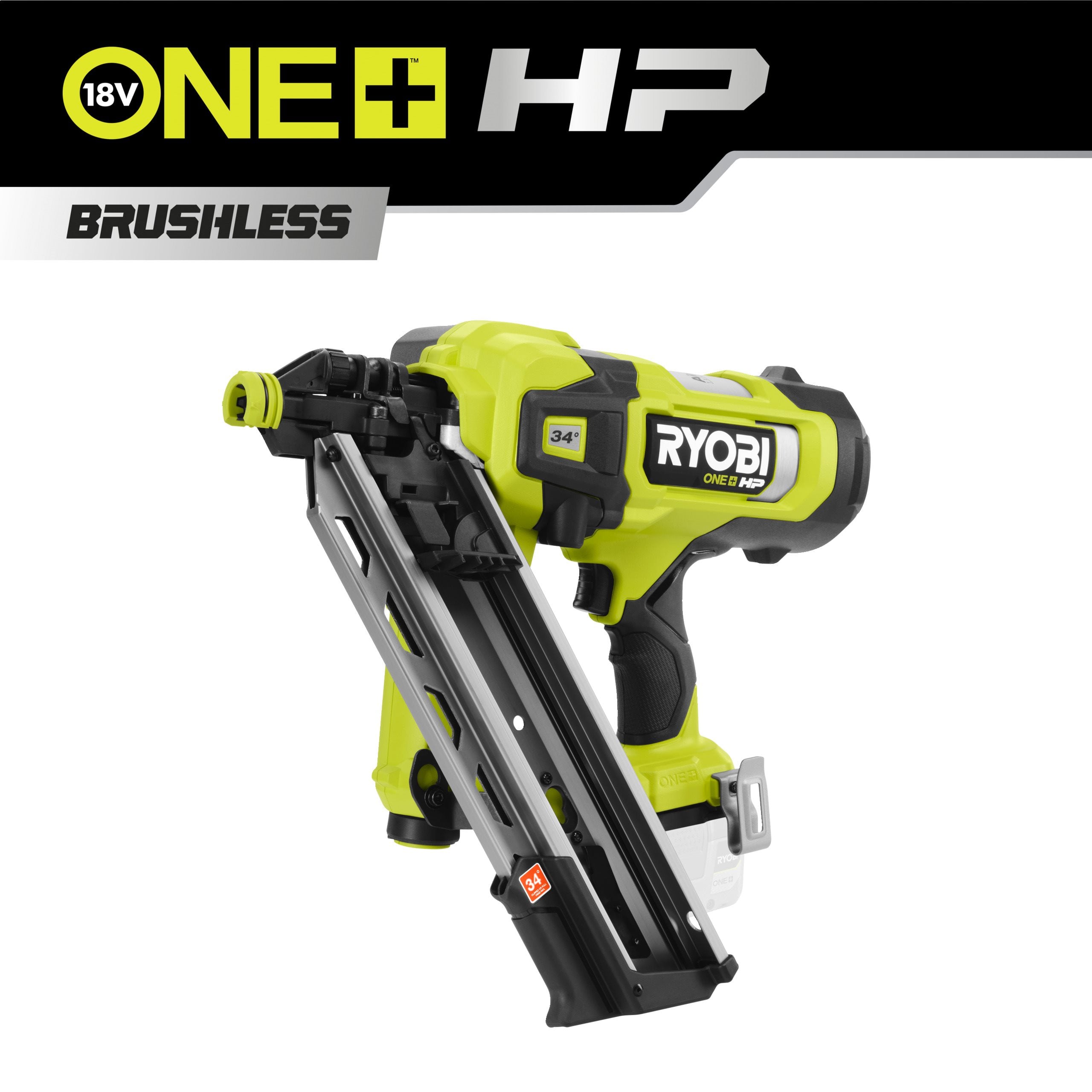 Ryobi Gwoździarka bezszczotkowa 34° 18V ONE+ RFN1834X-0